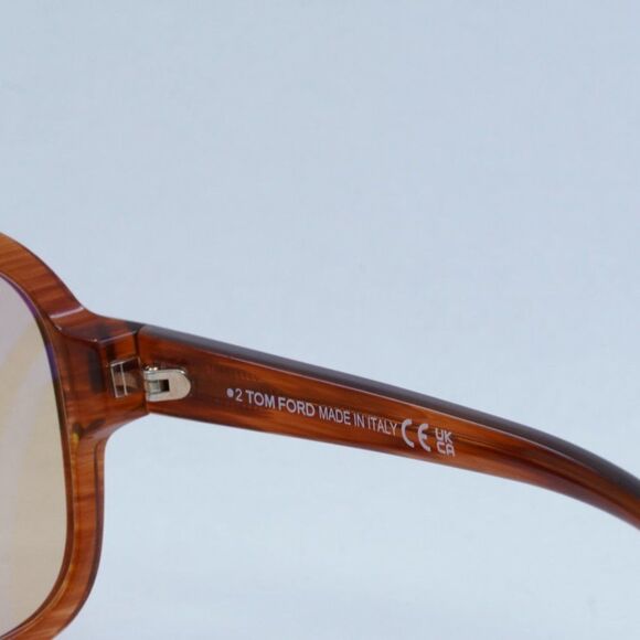 Tom Ford Hanley FT1034 45E Brown Square Frame, Brown Photochromic Lenses main image 5